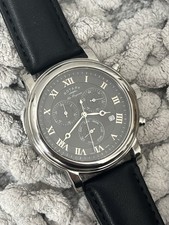 Rotary Les Originales Chronograph Silver Mens Watch 42mm Roman Numeral SwissMade