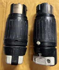 1 HUBBELL CS6364C Locking Plug  Twist-Lock 50A, 125/250V, 3 Pole