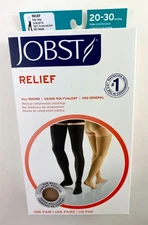 SMALL - Jobst Relief Medical Compression Stockings Thigh CT 20-30mmHg Men Women