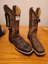 RANK 45 MEN'S 8.5 XERO GRAVITY COWBOY BOOTS SQUARE BOOT BARN
