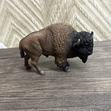 Schleich Brown American BUFFALO BISON Animal Figure 14714 Retired 2013