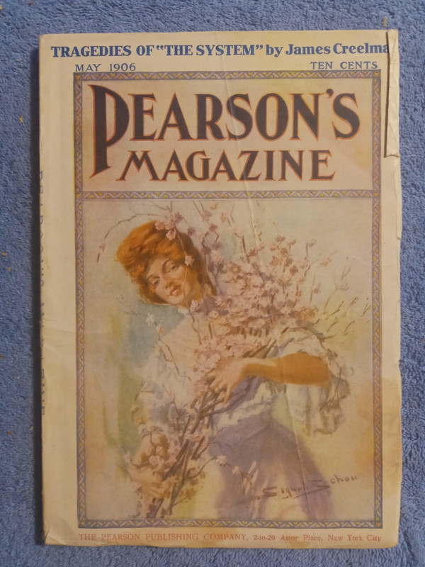 Pearson's May 1906  Very Nice Rare Copy!  P.G. Wodehouse!!