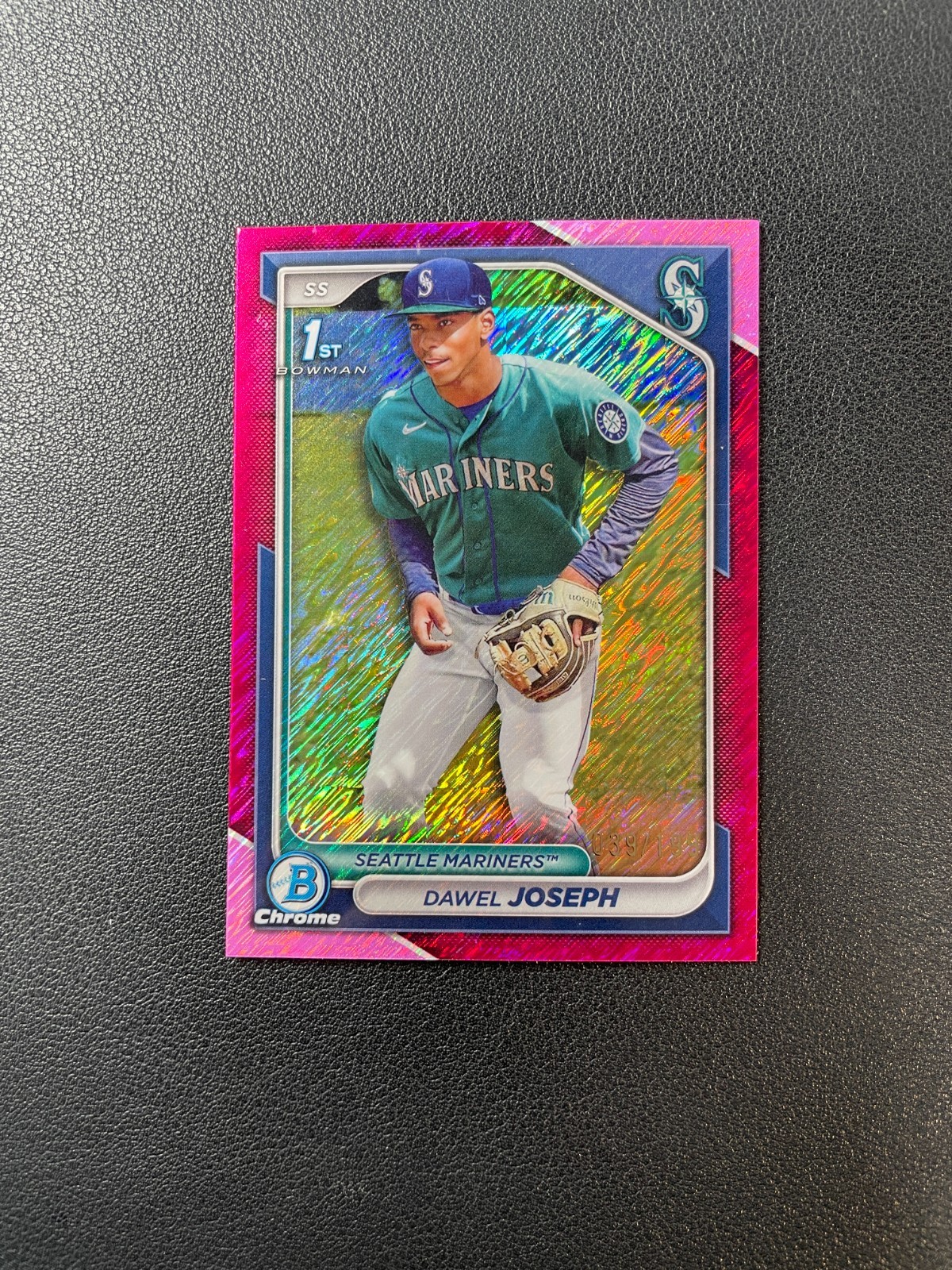 2024 Bowman Chrome Dawel Joseph 1st Prospect Magenta Shimmer 039/199 BKMAO