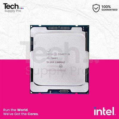 SR3RR Intel Core i9-7960X 16-Core 2.80GHz 22MB 165W FCLGA2066 Processor