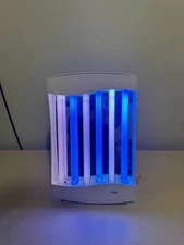 TCM Facial Tanning Sun Home Solarium Lamp UV Face Tan Tanner 6 tubes pink  blue