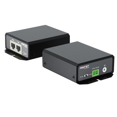 Procet Gigabit PoE Splitter 12V/24V DC 25W, IEEE802.3af/at Compliant Power Ad...