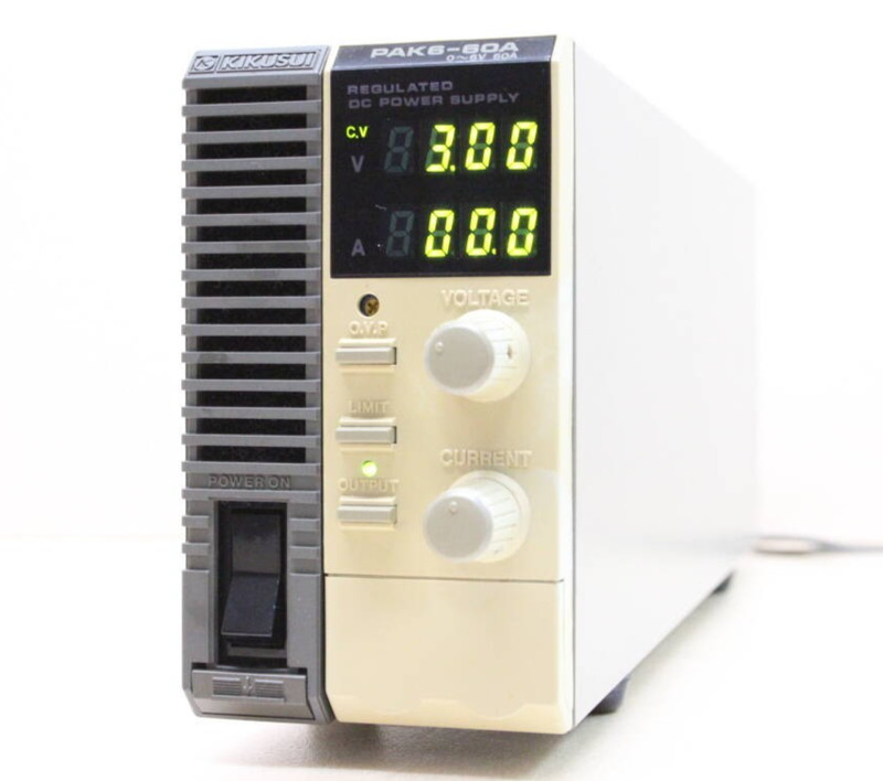 Kikusui PAK6-60A DC Regulated Power Supply Bench PSU Laboratory Equipment