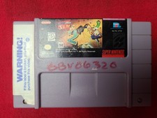 Earthworm Jim 2 SNES Blockbuster Rental With Stickers Authentic