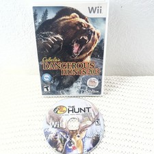 Lot Of 2 Cabela's Dangerous Hunts 2013 (Nintendo Wii, 2012)(COMPLETE)TESTED