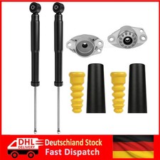 2x STOßDÄMPFER +DOMLAGER +PROTECTION-KIT HINTEN FÜR AUDI A1 8X VW FOX POLO 9N 6R
