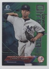 2018 Bowman #Bowman Trending Green Refractor 15/99 Chance Adams ##-CA 0b3