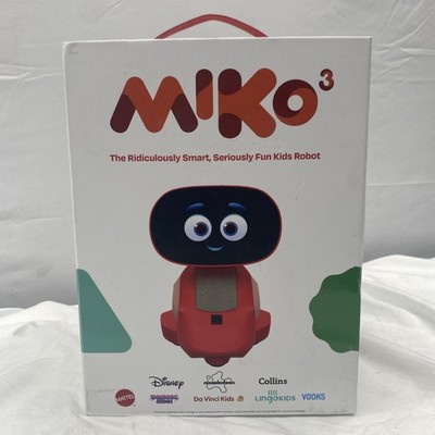 Miko 3 AI Robot for Kids Smart Educational STEAM Learning Robot RED. Opened Box