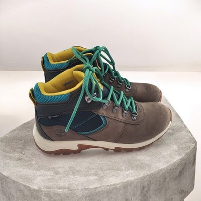 Timberland Women's Y2K White Ledge Mid-Lace up Waterproof Hiking Brown Boots  