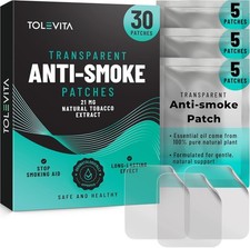 TOLEVITA Anti- Smoke Herbal Patches Transparent 21 mg | Quit Smoking Patches to