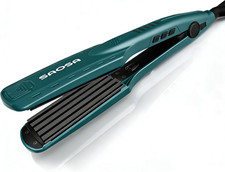 SAOSA Hair Crimper, 39Mm Crimping Iron for Fluffy Hairstyle, Hair Waver Volumizi