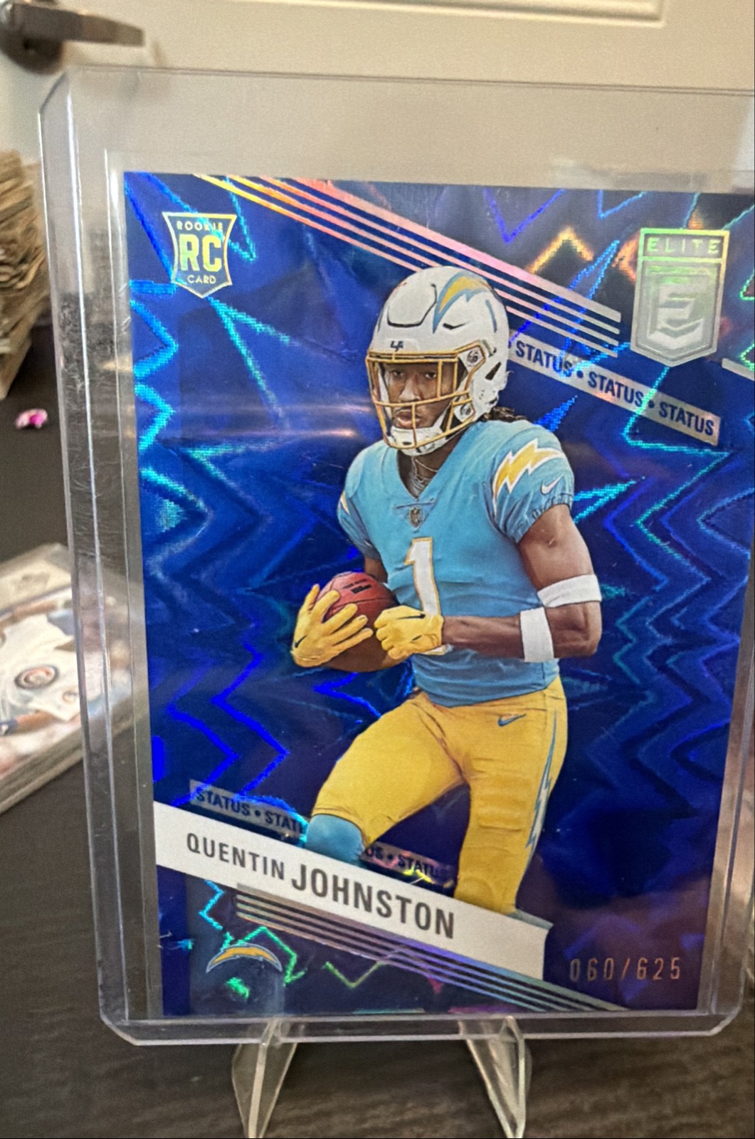 2023 Panini Donruss Elite - Rookies Quentin Johnston #176 Status Explosion /625