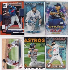 LOT (10) LOS ANGELES DODGERS MLB BASEBALL SHOHEI OHTANI KYLE TUCKER - 919