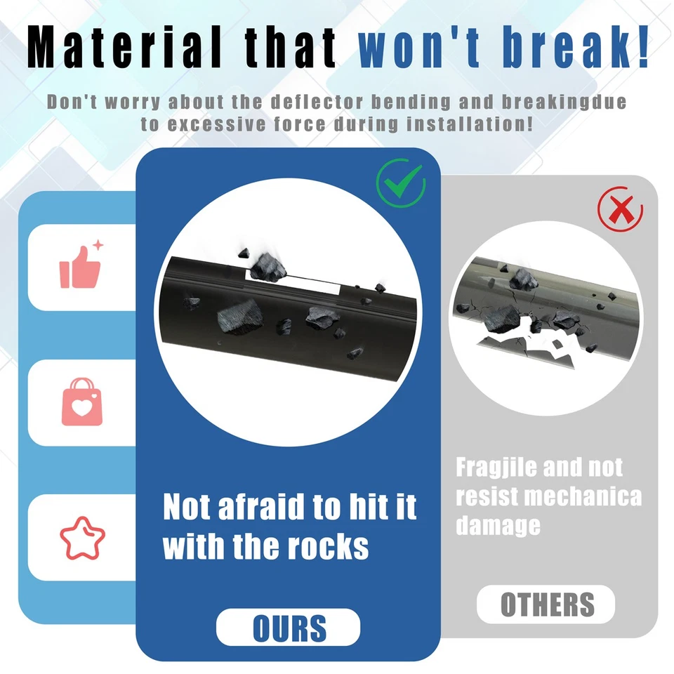 Встроенные дождевики козырьки вентиляционные козырьки для Subaru Ascent 2019-2025 годов выпуска - Изображение 2 из 4