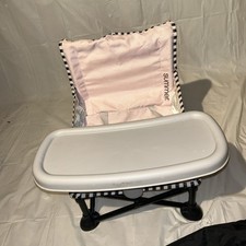 Summer Infant Chair Pink Foldable/Packable with tray, travel bag, extra straps