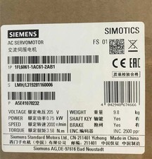 1 Stück NEU Siemens 1FL6061-1AC61-2AB1, Blit...