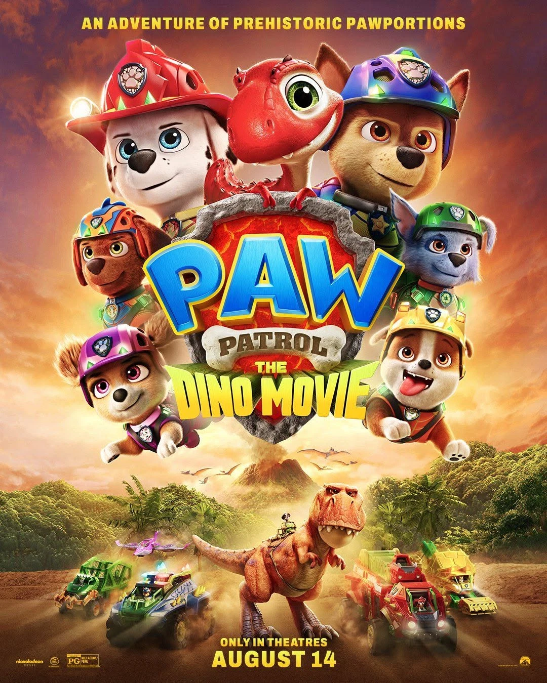 PAW Patrol The Dino Movie Poster