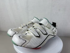 Bontrager RL RD WSD 3 Bolt Womens 9.5 White Cycling Carbon Sole Shoes Clip In