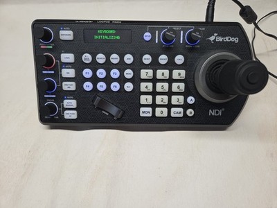 BirdDog PTZ Keyboard Controller with NDI, Visca, RS-232, and RS422 Compatibility