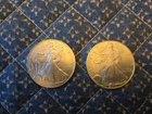 Lot of Two 1 oz   2007 American Silver Eagle