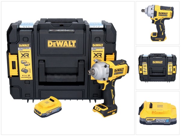 "Dewalt Dcf 892 Nt Schlagschrauber 18 V 813 Nm 1/2\" + 1X Akku 1,7 Ah"-image