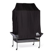 Prevue Pet Products Large Playtop Bird Cage 36.0"L x 24.0"W x 49.0"H, Black