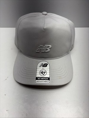 New Balance Hat Cap Snap Back Mens One Size Gray NB Core Hitch Twill Baseball