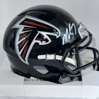 Michael Vick Signed Atlanta Falcons Mini Helmet Riddell Speed Schwartz COA