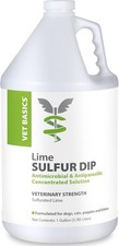 Vet Basics Lime Sulfur Dip 1 Gallon Antiparasitic Itch Relief