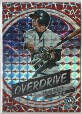 Craig Biggio 2021 Panini Mosaic Rare SSP Overdrive Prizm Insert Card #O8