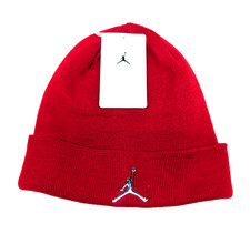 Jordan Boys Jumpman Logo Cuffed Beanie Youth 8-20 Gym Red NWT MSRP $25