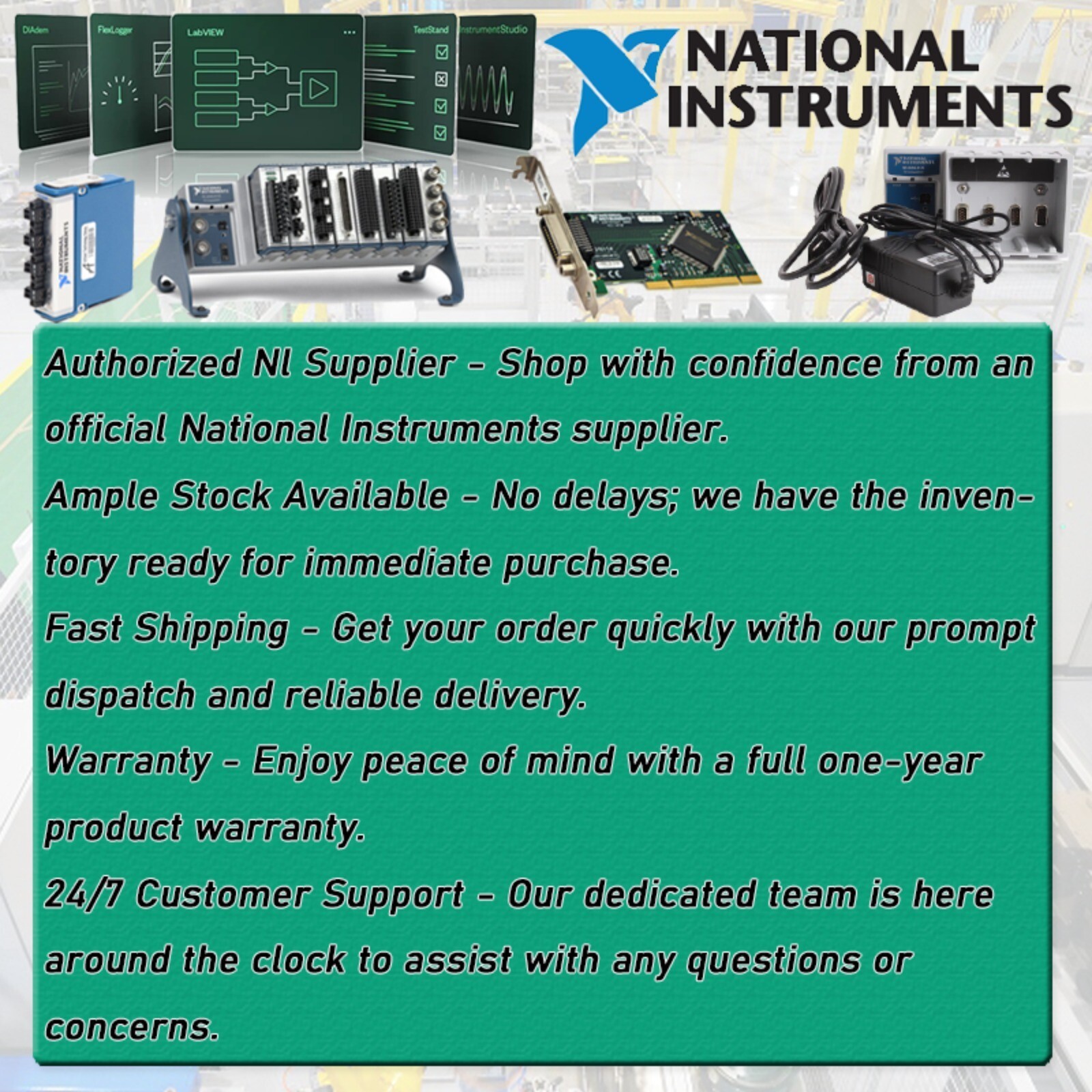 Labview Learn NEW National Instruments NI 9208 NI-9208 Current Input Module | eBay