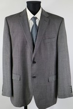Benvenuto Black Label graues Sakko Gr.28/XXL Schurwolle Polyester Top Zustand