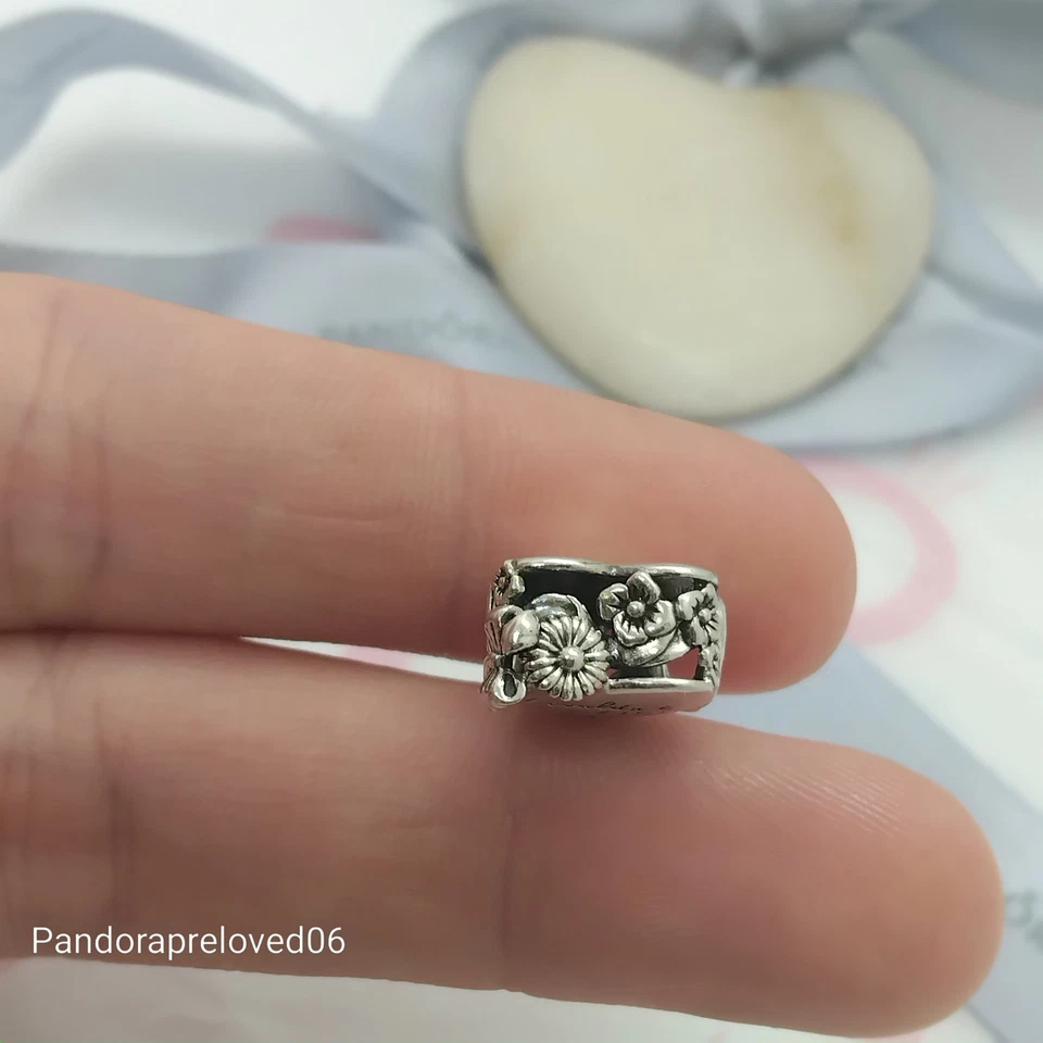 Genuine Pandora Maid of Honor Bridesmaid Wedding Heart Charm #G1 - Image 2 of 4