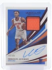 IMMANUEL QUICKLEY 2020-21 IMMACULATE RPA ROOKIE PATCH AUTO RED /49 KNICKS Q7217