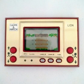 Nintendo Game & Watch LION LN-08 1981 Wide Screen Vintage Tested Working Japan