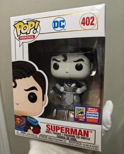 Imperial Palace Superman #402 Monochrome SDCC Exclusive Funko Pop Vaulted