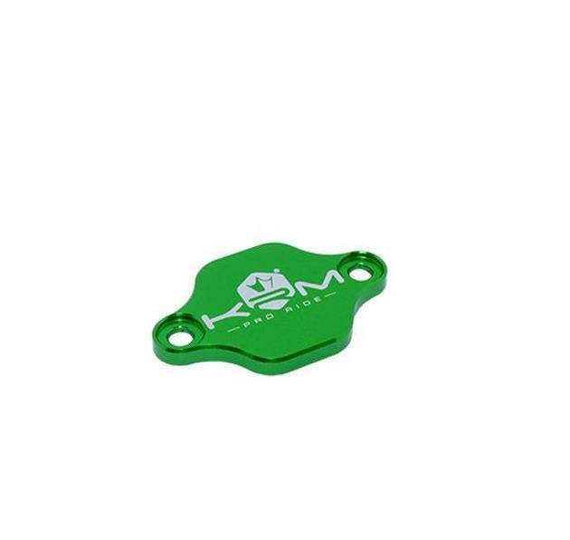 Obturateur pompe à huile mécaboite Derbi AM6 vert KRM cache carter