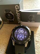 Garmin Fenix 7 GPS Watch 47mm w/ Box, Manual & Charging Cable - FREE SHIPPING