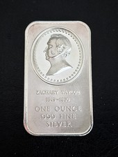 Silver bar "Zachary Taylor"  1 oz 98.37 per troy oz