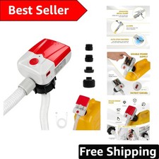 51'' Long Hose Fuel Transfer Pump - Auto-Stop, Fast  Safe for Gasoline  Diesel