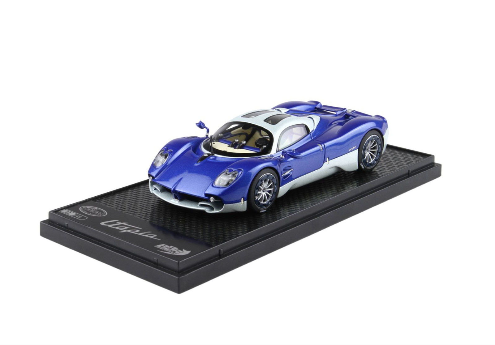 Pagani Utopia M208 Blue miniature automobile 1/43 BBR BBRC274C voiture de collection