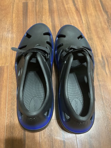 Oofos OOcandoo Mens Size 13 Cloe Toe Recovery Sandals Shoes Very Gently Used - Picture 2 of 8