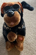 PBC Int’l Rottweiler Plush Puppy Dog Plays 'Born to Be Wild' Animated Plush 12''