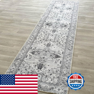 Fame Living Faded Oushak Rug Turkish Vintage Floral Pastel Large Oversized Area