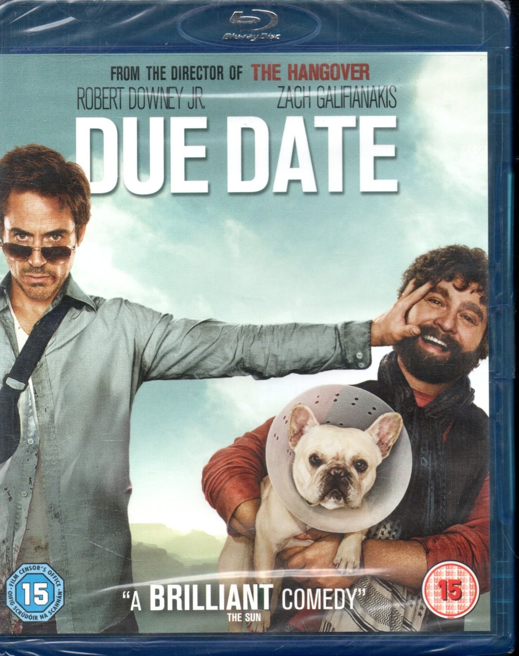 DUE DATE - Robert Downey Jr, Zach Galifianakis - Blu-Ray *NEW & SEALED*